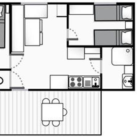 MOBILHEIM 4 Personen - 25 m²