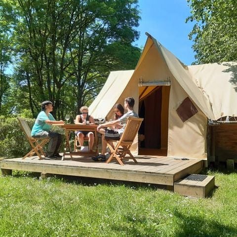 TENTE TOILE ET BOIS 4 personnes - Lodge Confort