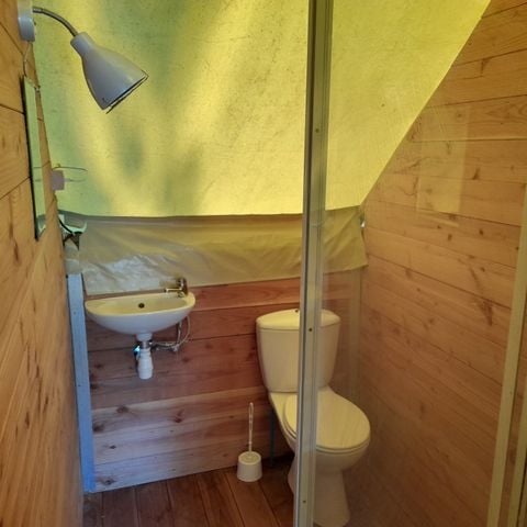 TENTE TOILE ET BOIS 4 personnes - Lodge Confort