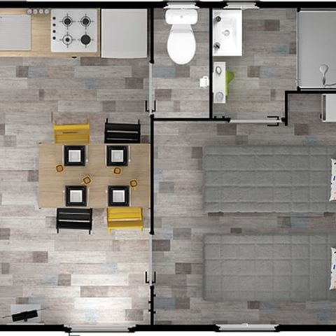 MOBILE HOME 4 people - Mobilhome confort 2 bedrooms/2 shower rooms/2wc