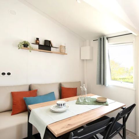 MOBILE HOME 2 people - NEW 2023// Mobil-Home Premium 20m² (1 bedroom) + TV + Covered terrace + LV