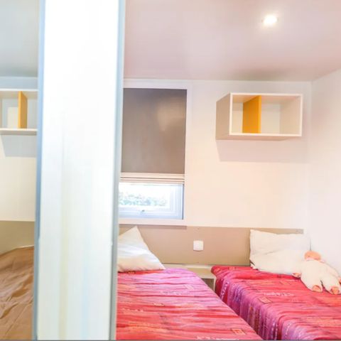 MOBILE HOME 6 people - Mobile home Flower Premium 32m² - 3 bedrooms + dishwasher + TV + terrace