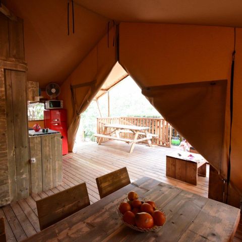 Stacaravan 6 personen - Bergerie Lodge - 3 kamers - 37m² - Frankrijk