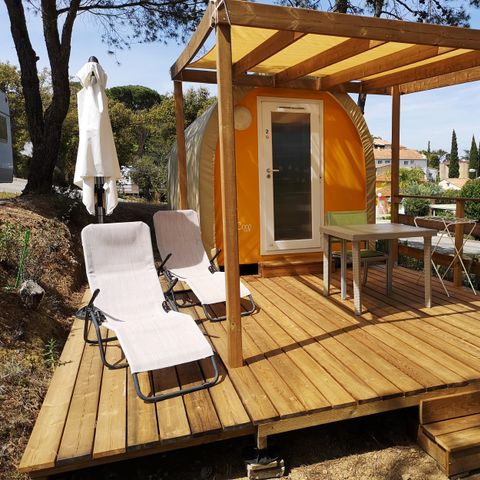 BUNGALOW TOILÉ 2 personnes - COCO SWEET DUO sans sanitaires 11 m²