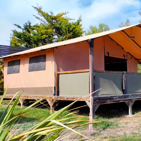 TENDA IN TELA E LEGNO 5 persone - TENDA LODGE KENYA. (senza doccia)