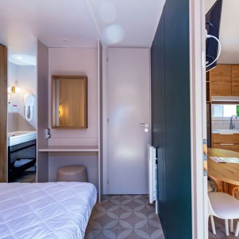 Mobilheim 5 Personen - Premium - La Montagne Noire - 33 m2 - 2 Schlafräume - 2 Bäder - -