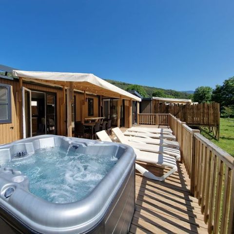 MOBILE HOME 8 people - PREMIUM SPA TRIBE GORGES DE COLOMBIERES SUNDAY