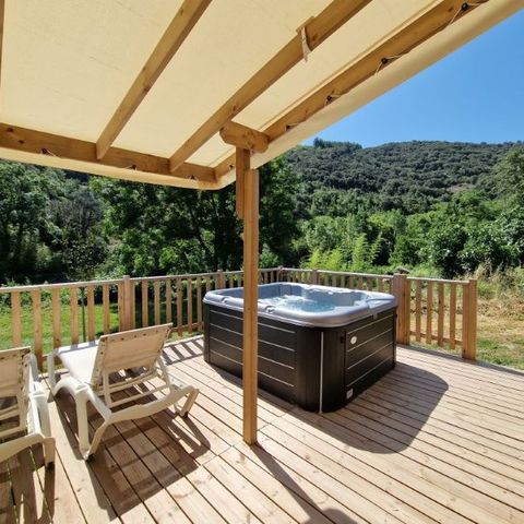 MOBILE HOME 8 people - PREMIUM SPA TRIBE GORGES DE COLOMBIERES SUNDAY