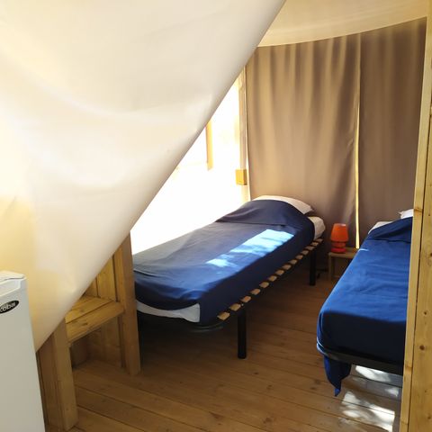 Safaritent 4 personen - Ecolodge (zonder sanitair)