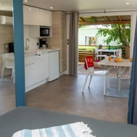 MOBILHOME 2 personnes - Mobil Home Key Westotel 20m² -  1 chambre + TV +Clim