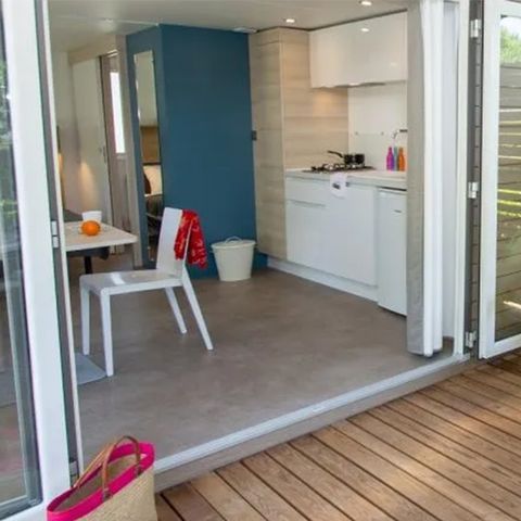 MOBILHOME 2 personnes - Mobil Home Key Westotel 20m² -  1 chambre + TV +Clim