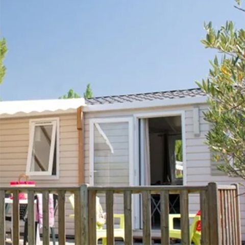 MOBILHOME 6 personnes - Mobil home Aups - 28m² - 3 chambres + TV + A/C