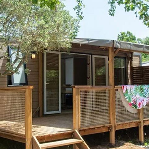 MOBILHOME 4 personnes - Mobil home Castellane - 30m² - 2 chambres + TV + A/C