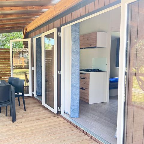 MOBILE HOME 6 people - Mobile home Quinson - 33m² - 3 bedrooms + TV + A/C