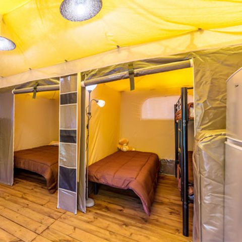SAFARITENT 4 personen - 2-slaapkamer Marquise tent