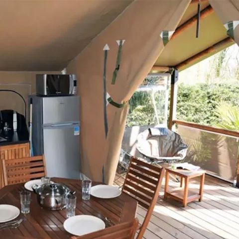 SAFARIZELT 5 Personen - Zelt Lodge Kenya auf Stelzen 2 Zimmer