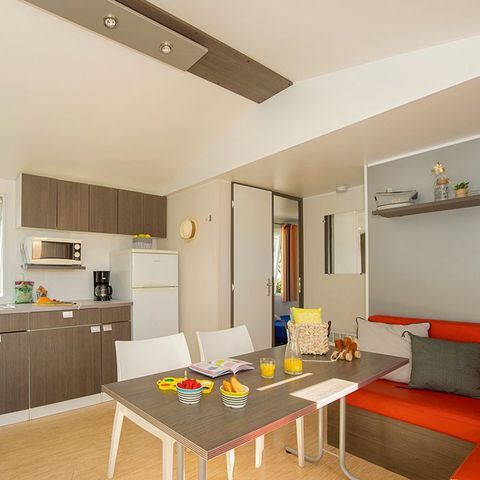 MOBILHOME 6 personas - Mobil-home | Clásico | 3 Dormitorios | 6 Pers. | Terraza con ascensor, no cubierta | Aire acondicionado | TV