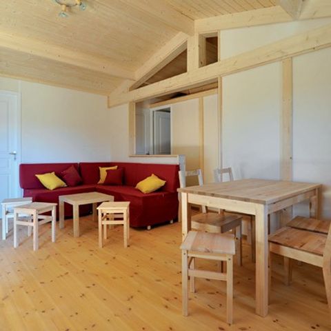 LODGE 6 personen - Lodge | Lodge Massereau | 3 slaapkamers | 6 pers. | Verhoogd terras | Airconditioning.