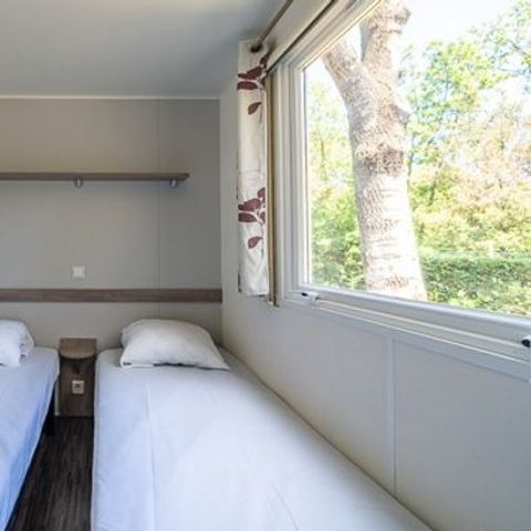 Stacaravan 6 personen - Mobile-home | Comfort | 3 Slaapkamers | 6 Pers. | Verhoogd terras | Airconditioning