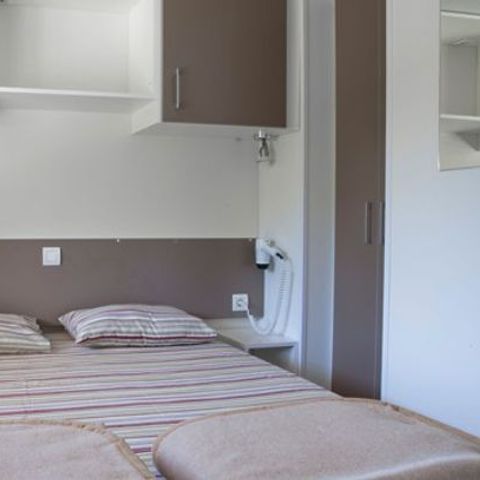 Stacaravan 6 personen - Mobile-home | Comfort | 3 Slaapkamers | 6 Pers. | Verhoogd terras | Airconditioning