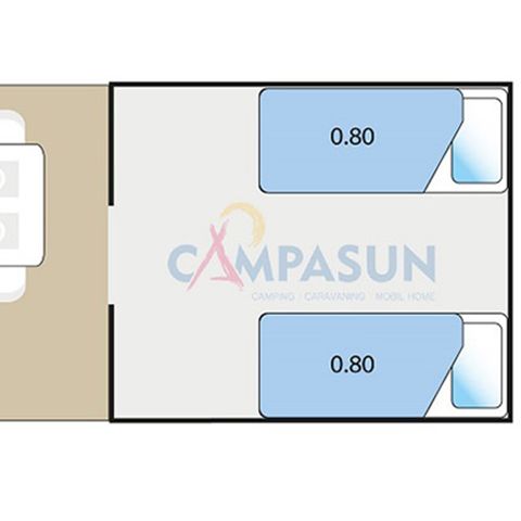 AUßERGEWÖHNLICHE UNTERKUNFT 2 Personen - Pod - 6m² (ohne Sanitäranlagen)