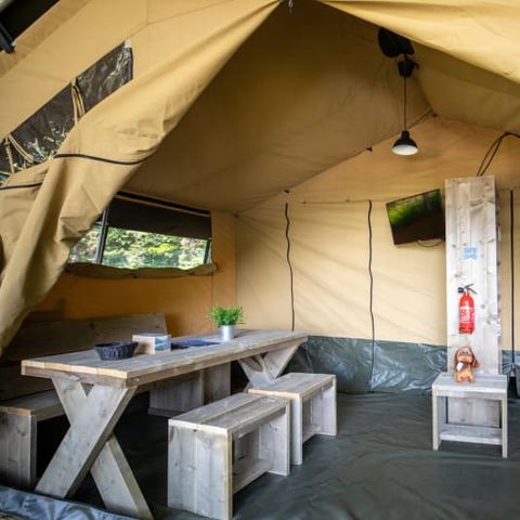 Bungalowtent 6 personen - Bungalowtent Glamping Tournesol 4+2