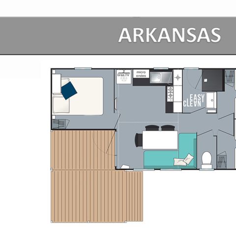 MOBILE HOME 8 people - ARKANSAS CONFORT.