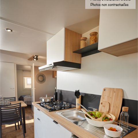 MOBILHOME 4 personas -  Loggia Premium 29m² - Aire acondicionado - TV