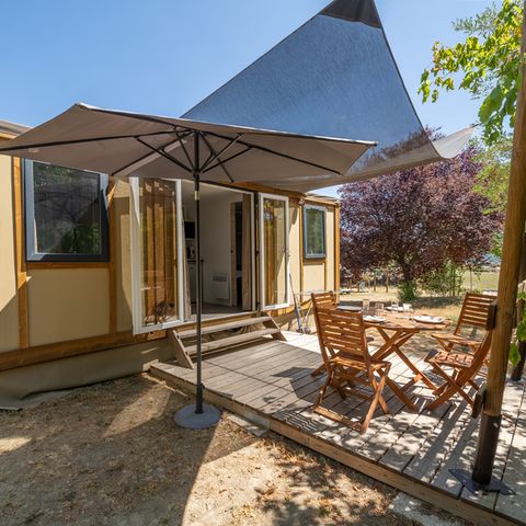 Stacaravan 4 personen - Stacaravan - 2 slaapkamers (geen badkamer)