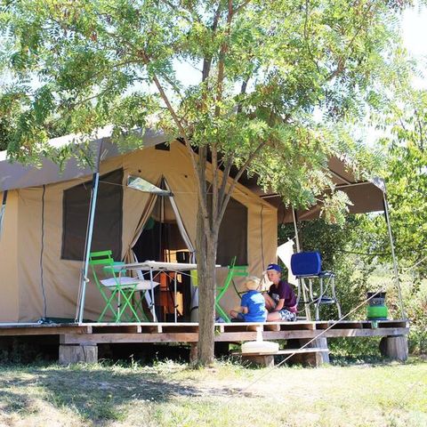 TENT 5 people - Nature Lodge tent - 2 bedrooms - Kitchen - Bathroom