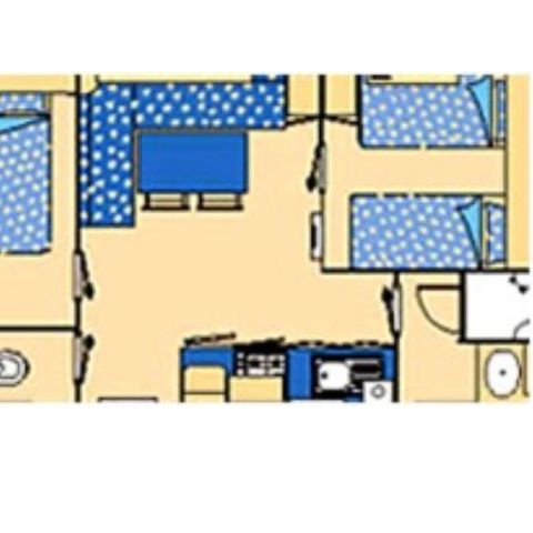 MOBILHOME 5 personas - MH2 O'HARA 784T 4/5 plazas