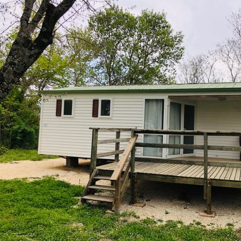 MOBILHEIM 4 Personen - Peronelle - ohne WC (2 Zimmer mit Klimaanlage optional vor Ort zu zahlen)