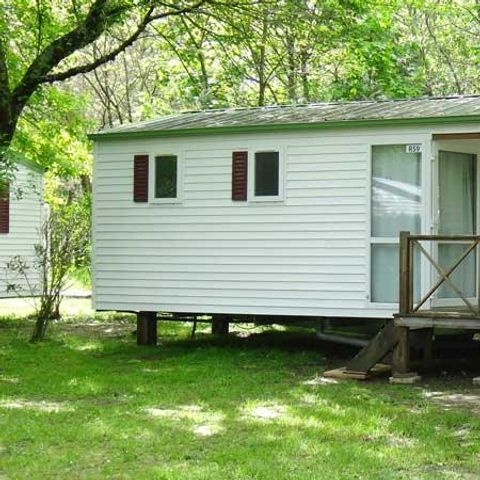 MOBILHEIM 4 Personen - Peronelle - ohne WC (2 Zimmer mit Klimaanlage optional vor Ort zu zahlen)