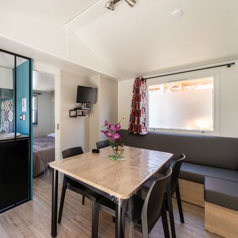 MOBILHEIM 4 Personen - Super Riviera 28m² (5. Person - unter 12 Jahren GRATIS!) (Sa/Sa Juli und August)