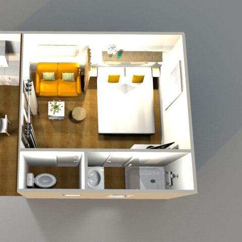 CHALET 2 personas - Prestigio 1 hab 2/3 pers 13m²+ 8m²