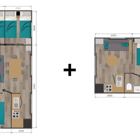 MOBILHOME 8 personas - Casa de campo Sunêlia Luxe 4 bdrms