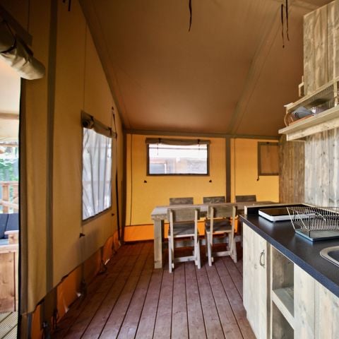 LODGE 6 people - Zen Lodge 34m² - 3 bedrooms - spa - kitchen - shower room