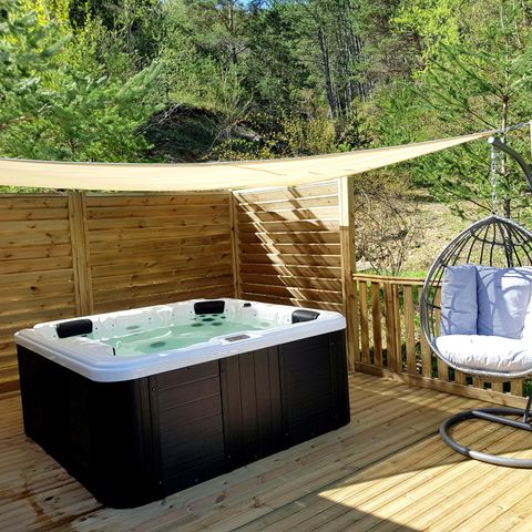 MOBILHEIM 6 Personen - Prestige+ Raum Komfort Jacuzzi - Klimaanlage TV