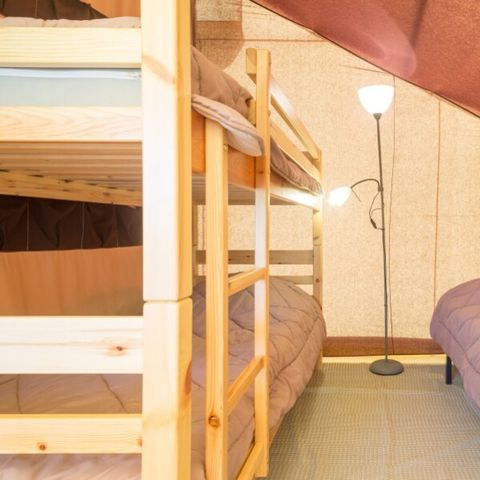 TENTE TOILE ET BOIS 5 personnes - Tente Nature - 2 chambres (sans sanitaire)