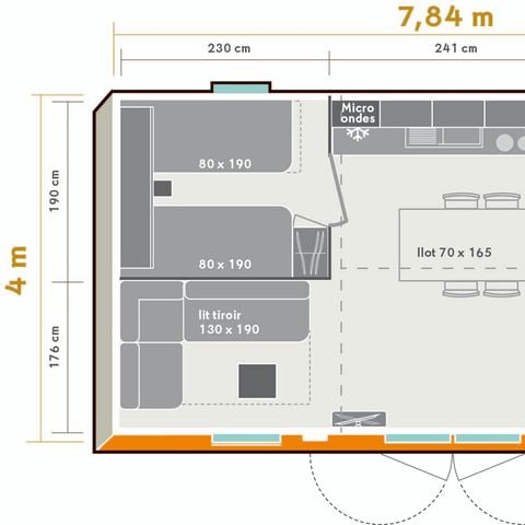 MOBILE HOME 4 people - Comfort mobile home - 2 bedrooms