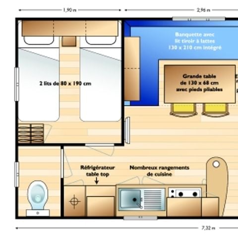 CASA MOBILE 6 persone - MERCURIO COMFORT