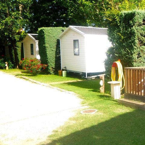 MOBILE HOME 7 people - Mobile-home 30m² Comfort (2bed - 5/7pers.) + Air conditioning + Covered terrace