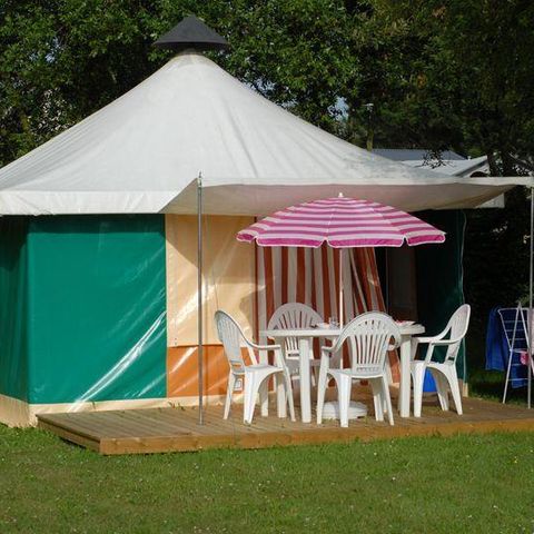 Tent 5 personen - TRAPPER (zonder sanitair)