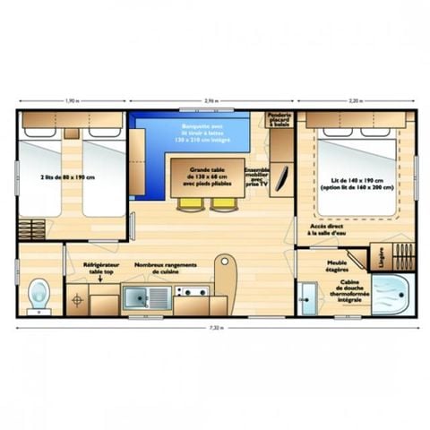 MOBILHOME 4 personas - LOTE