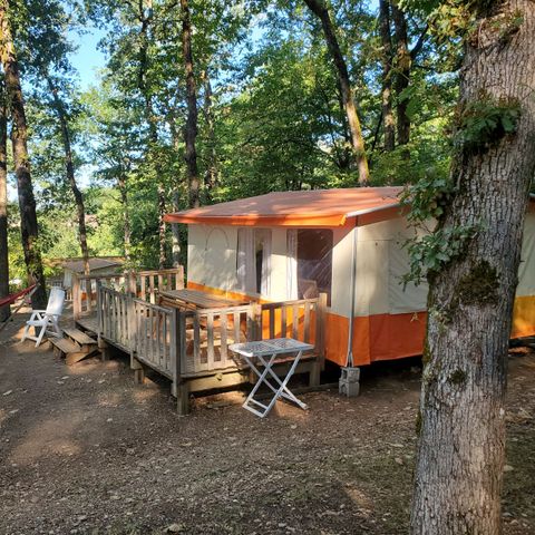 CANVAS BUNGALOW 5 people - Sarlat tent without sanitary facilities