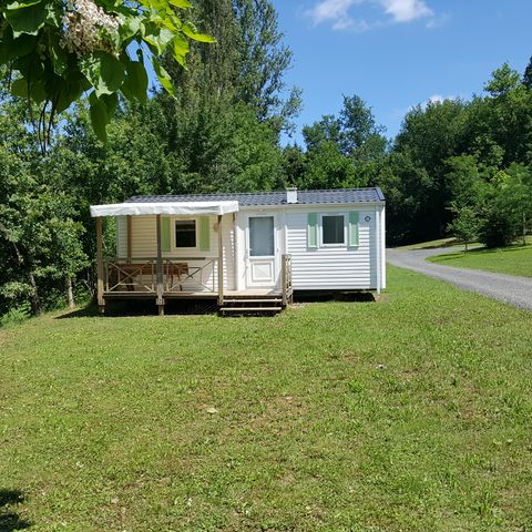 Stacaravan 6 personen - 2 slaapkamers Kavel met airconditioning