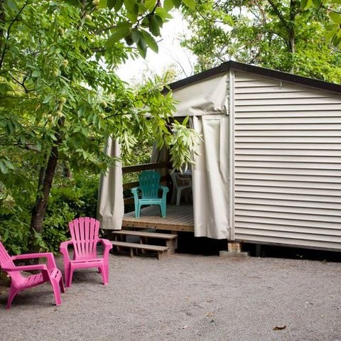 BUNGALOW DE LONA 4 personas - Casa móvil Tithome sin ducha