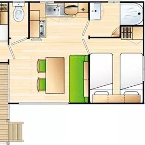 MOBILE HOME 6 people - Mobile-Home 3 Rooms 4/6 People