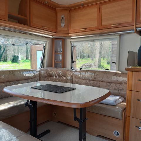 Caravan 2 personen - LUXE BART (zonder sanitair)