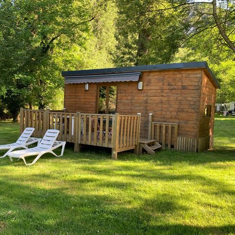 Chalet 4 personen - zonder sanitaire voorzieningen